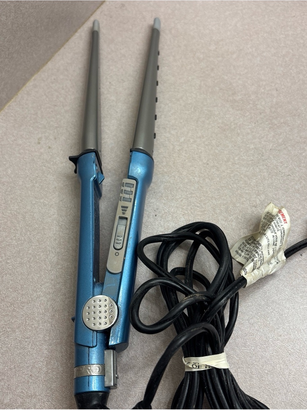 BaByliss Pro Nano Titanium BABNT125STB Conismooth Taper Barrel Smooth Curl Iron